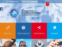Tablet Screenshot of pck.nowotarski.pl